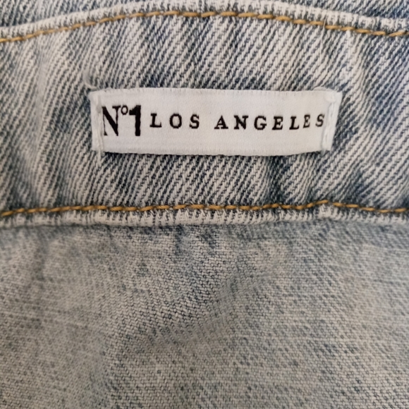 No 1 Las Angeles Denim Mini Skirt - Picture 4 of 5